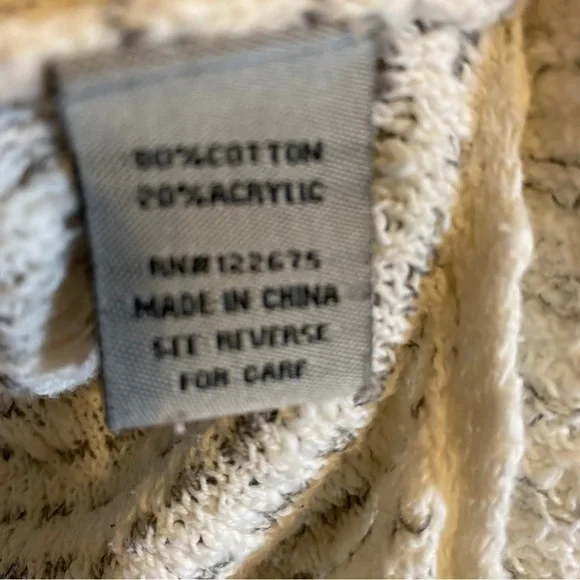 Cream sweater with gray - Picture 6 of 6